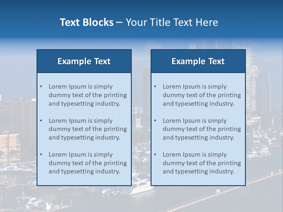 Southeast South Seaport PowerPoint Template