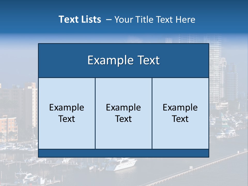 Southeast South Seaport PowerPoint Template