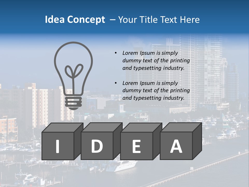 Southeast South Seaport PowerPoint Template