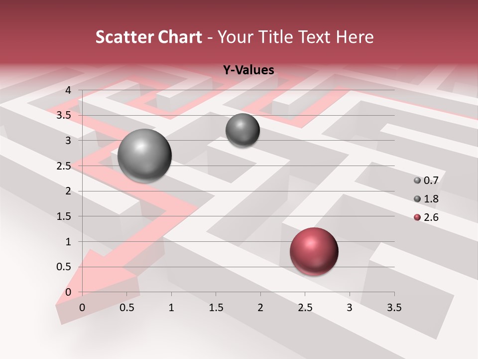 Labyrinth Render Business PowerPoint Template