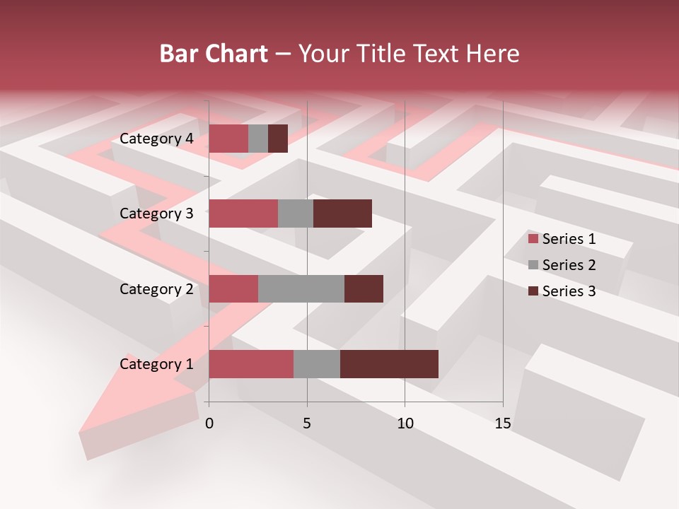 Labyrinth Render Business PowerPoint Template