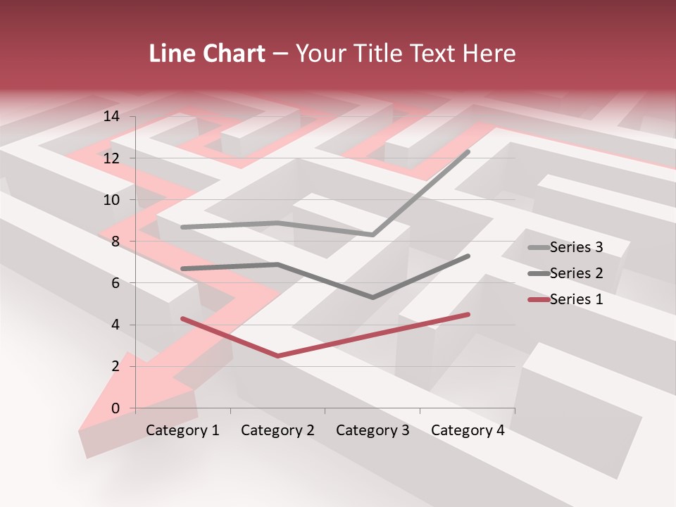 Labyrinth Render Business PowerPoint Template