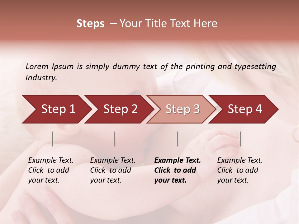 Love Two Nursling PowerPoint Template