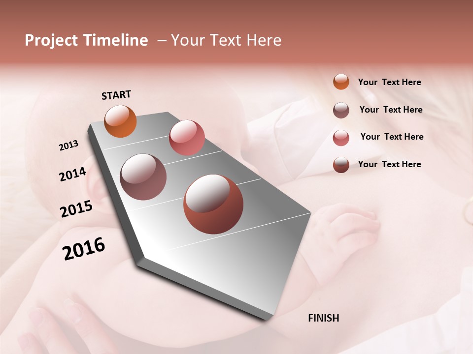Love Two Nursling PowerPoint Template