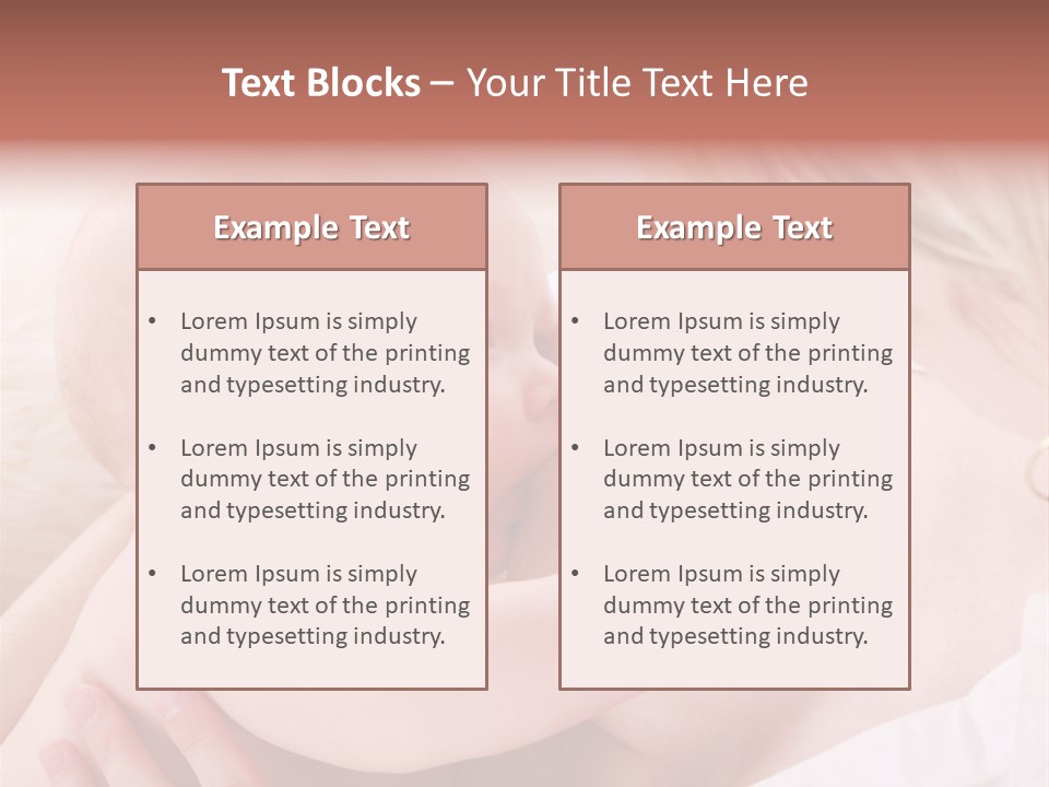 Love Two Nursling PowerPoint Template