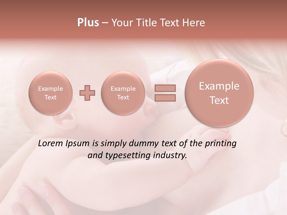 Love Two Nursling PowerPoint Template