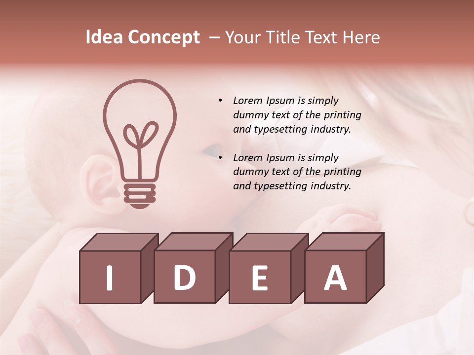 Love Two Nursling PowerPoint Template