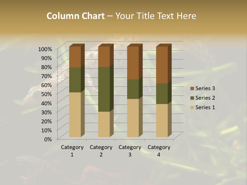 Crested Frog Young PowerPoint Template