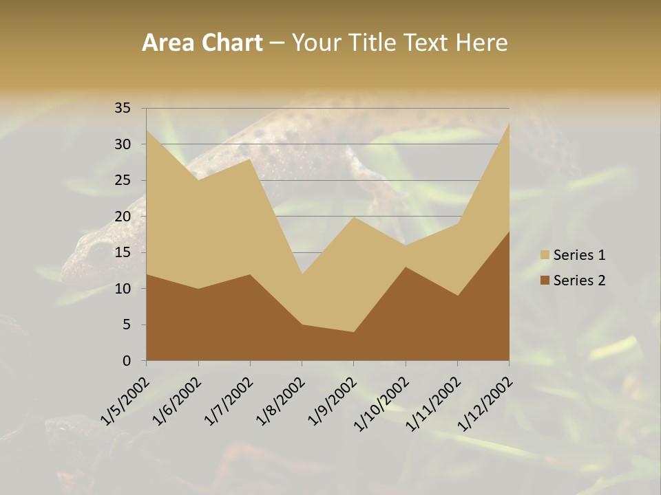 Crested Frog Young PowerPoint Template
