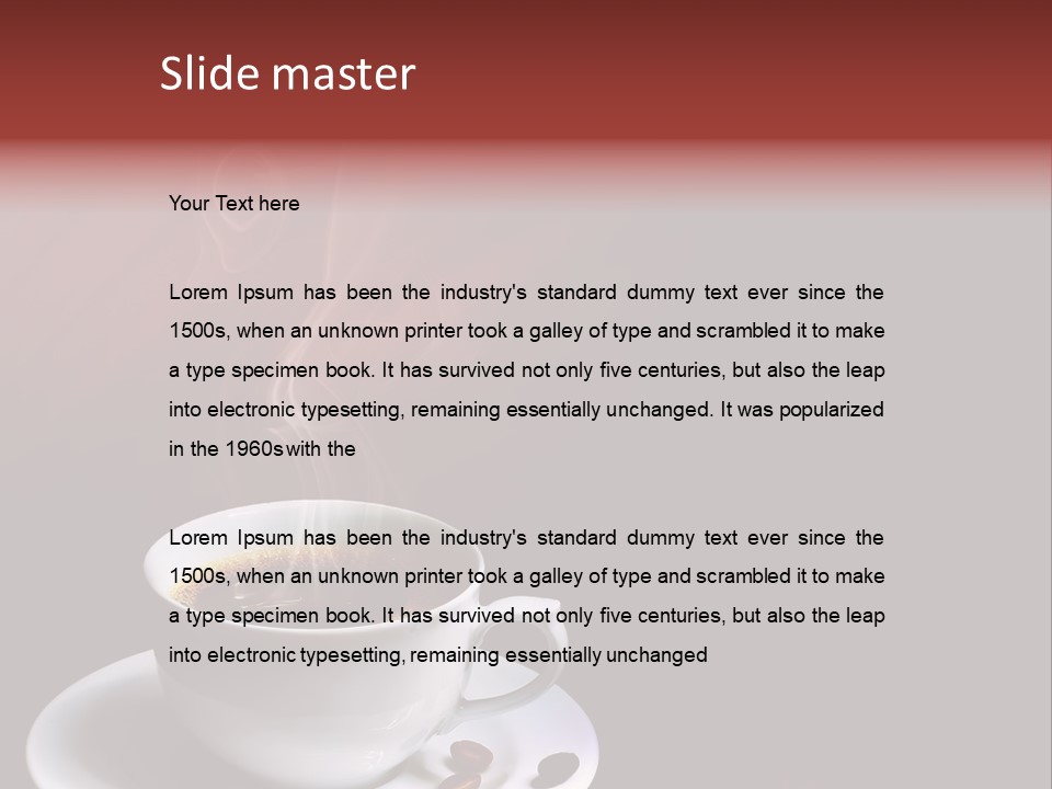 Background Shop Morning PowerPoint Template