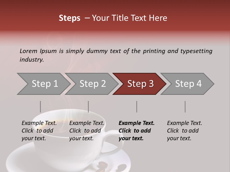 Background Shop Morning PowerPoint Template