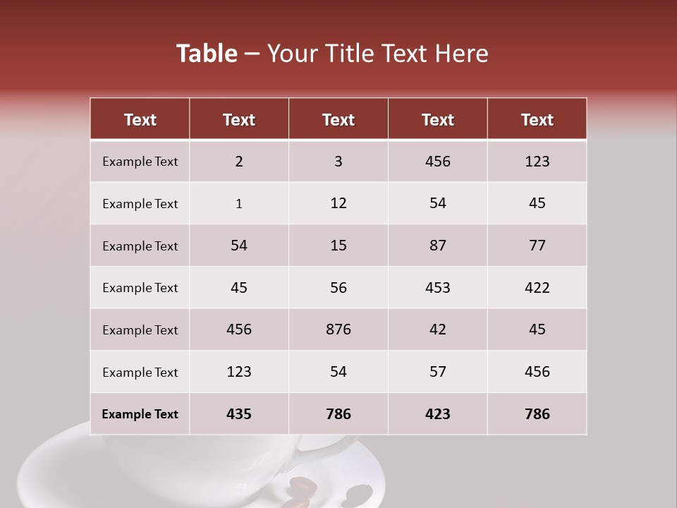 Background Shop Morning PowerPoint Template