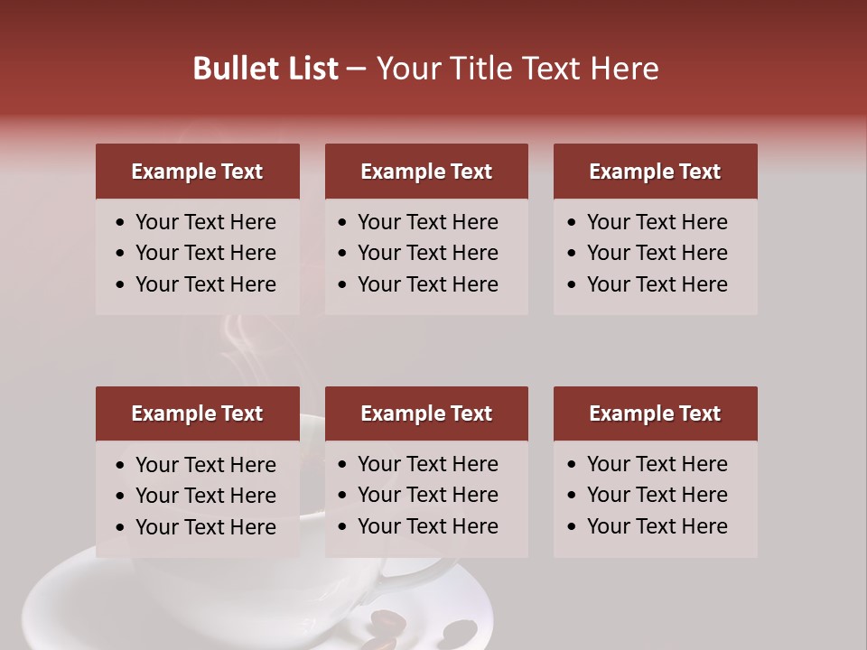 Background Shop Morning PowerPoint Template