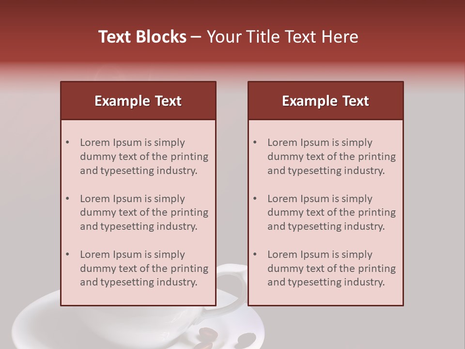 Background Shop Morning PowerPoint Template