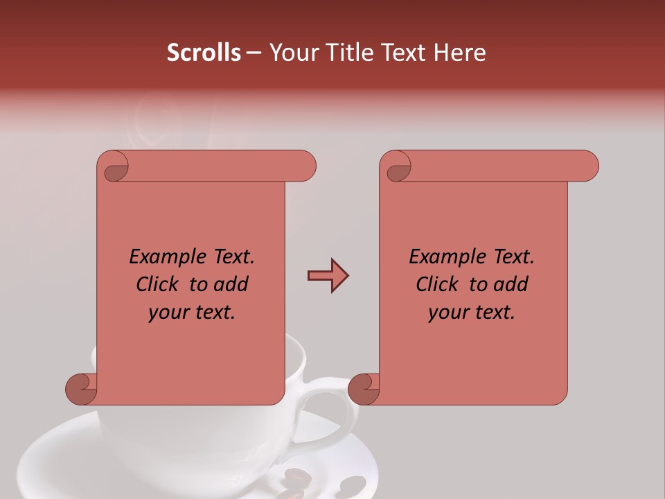 Background Shop Morning PowerPoint Template