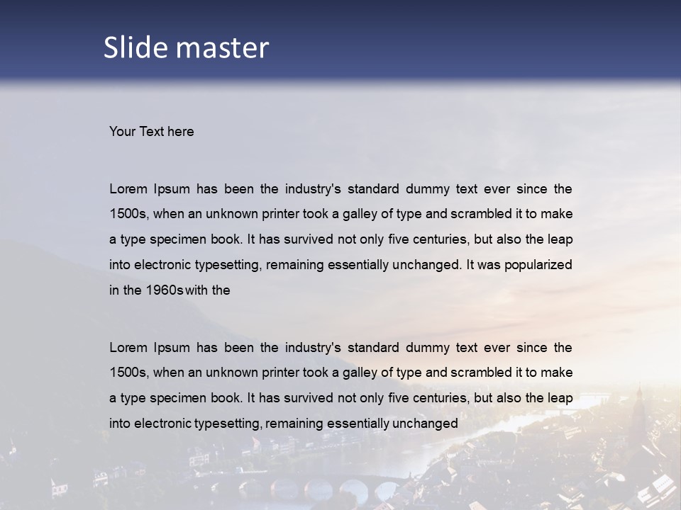 Tower Cathedral Hill PowerPoint Template