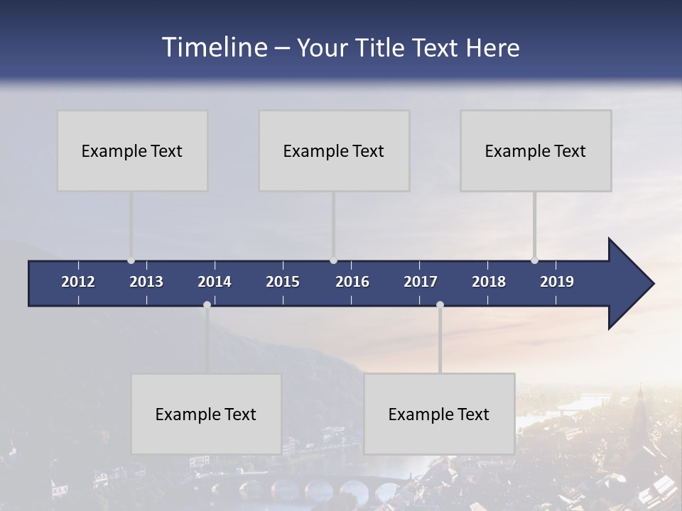 Tower Cathedral Hill PowerPoint Template