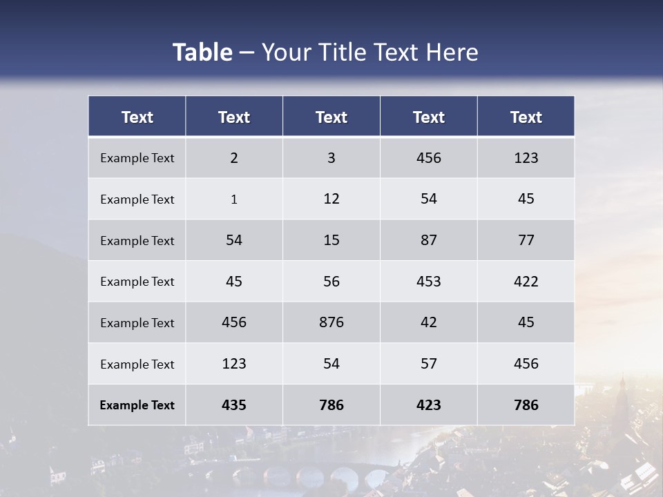 Tower Cathedral Hill PowerPoint Template