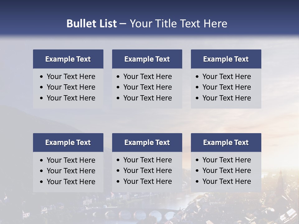 Tower Cathedral Hill PowerPoint Template