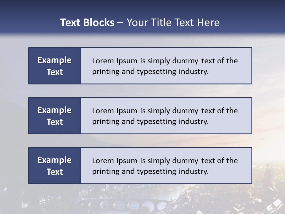 Tower Cathedral Hill PowerPoint Template