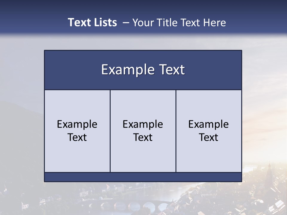 Tower Cathedral Hill PowerPoint Template