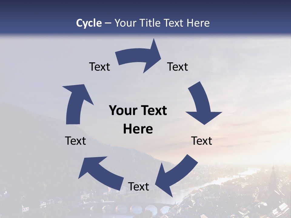 Tower Cathedral Hill PowerPoint Template