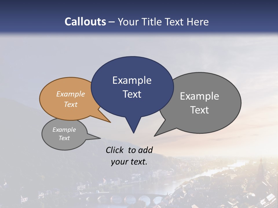 Tower Cathedral Hill PowerPoint Template
