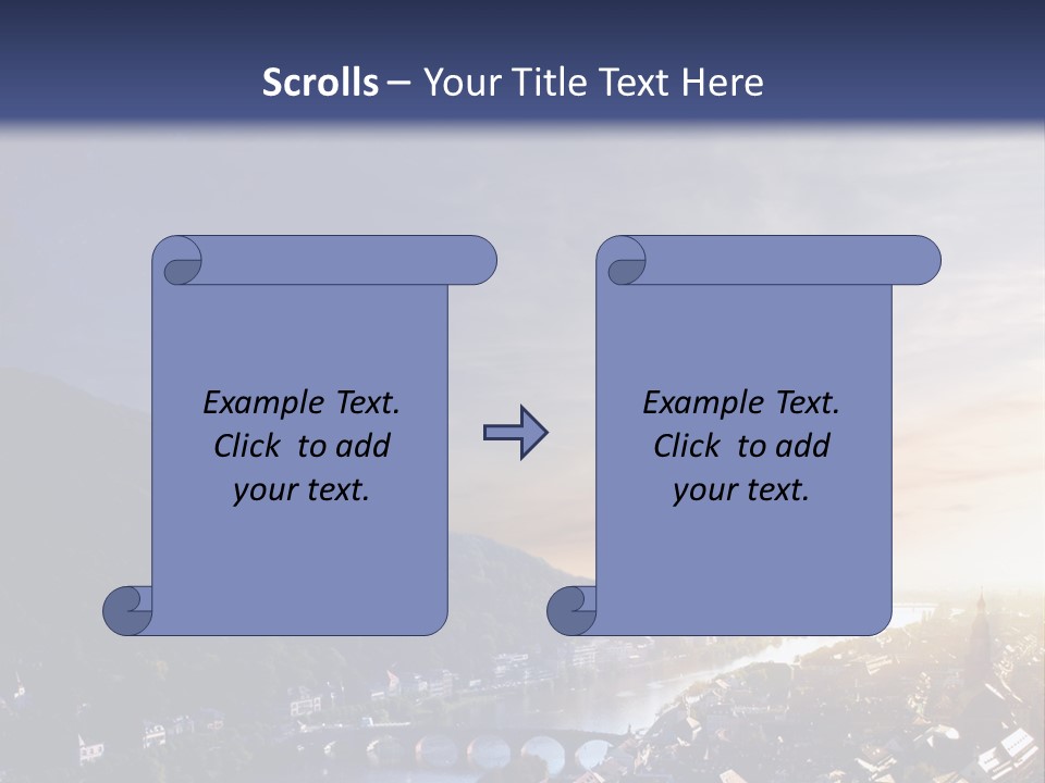 Tower Cathedral Hill PowerPoint Template