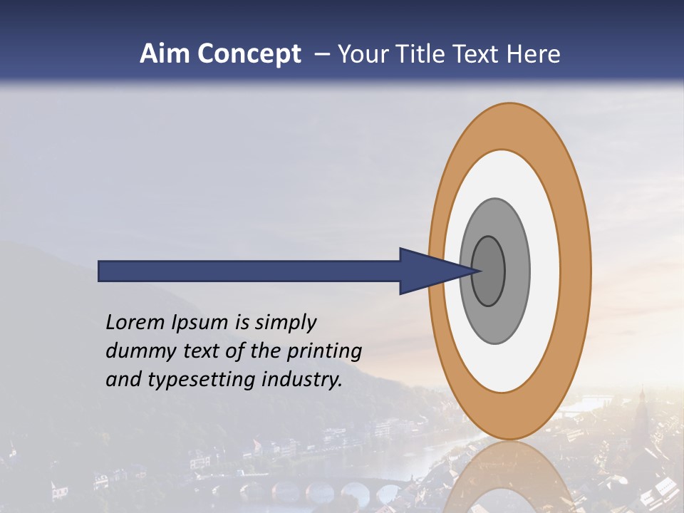 Tower Cathedral Hill PowerPoint Template