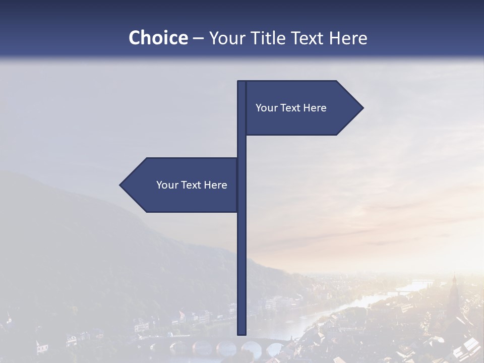 Tower Cathedral Hill PowerPoint Template