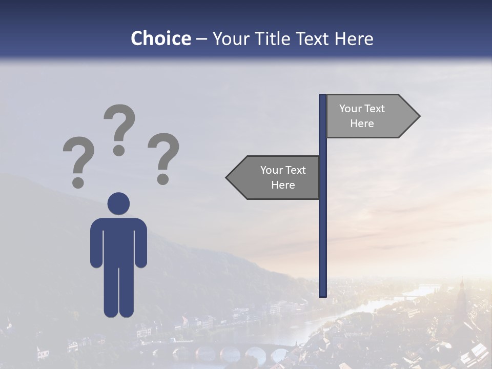 Tower Cathedral Hill PowerPoint Template