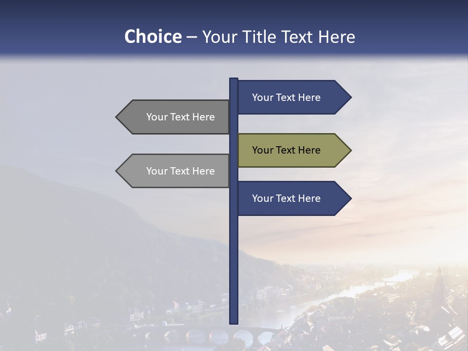 Tower Cathedral Hill PowerPoint Template