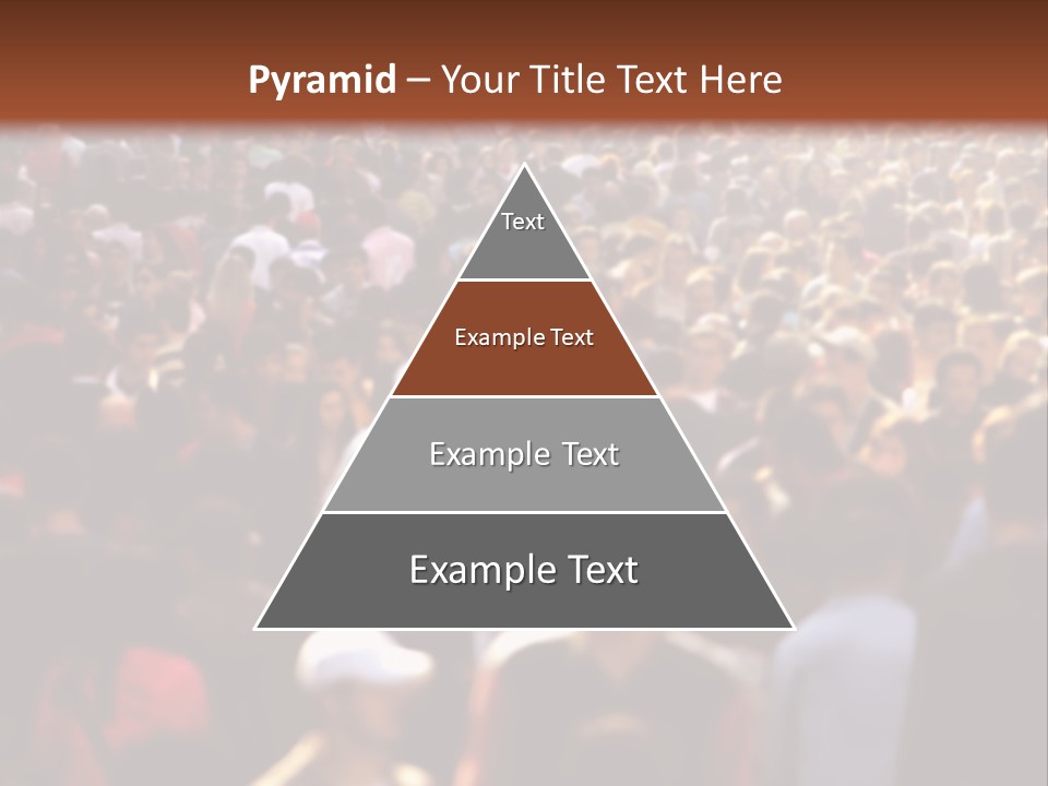 Day Crowd Lifestyle PowerPoint Template