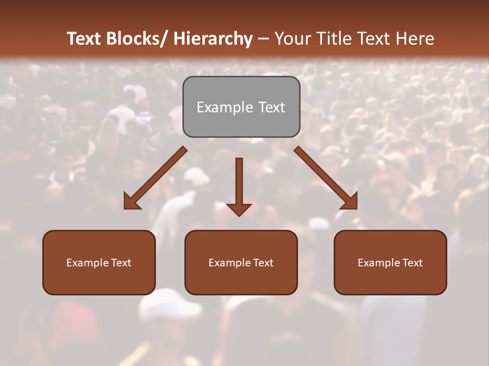 Day Crowd Lifestyle PowerPoint Template