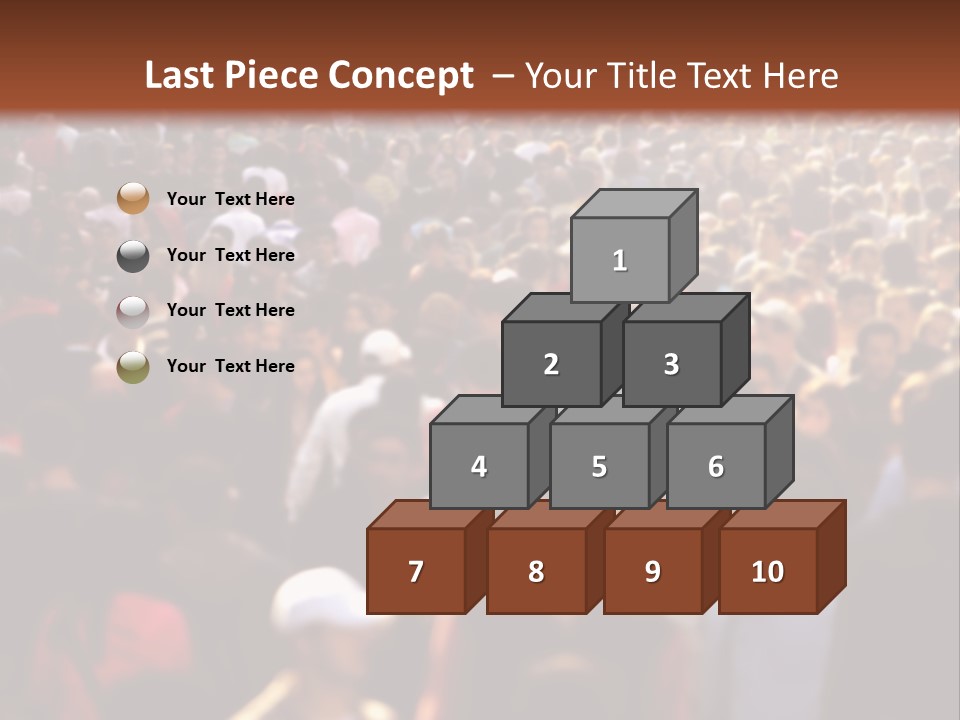 Day Crowd Lifestyle PowerPoint Template