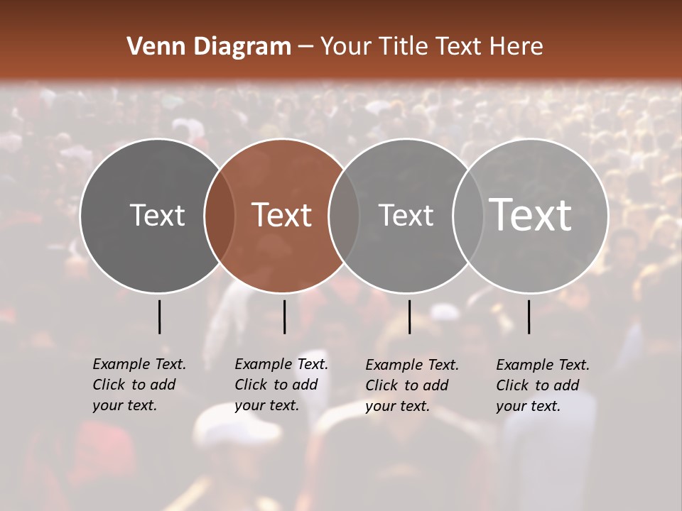Day Crowd Lifestyle PowerPoint Template