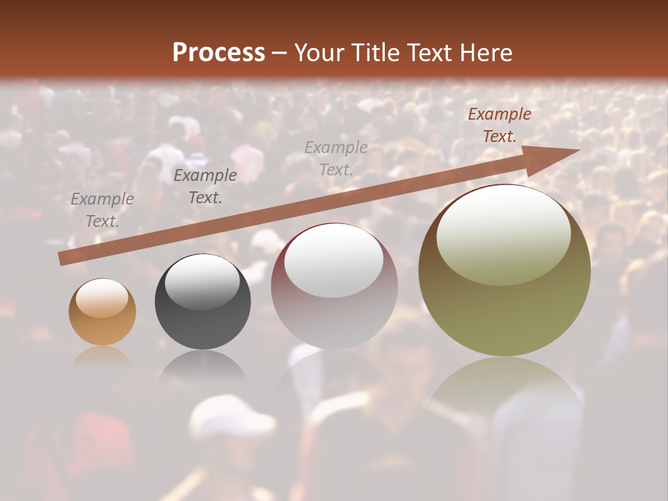 Day Crowd Lifestyle PowerPoint Template