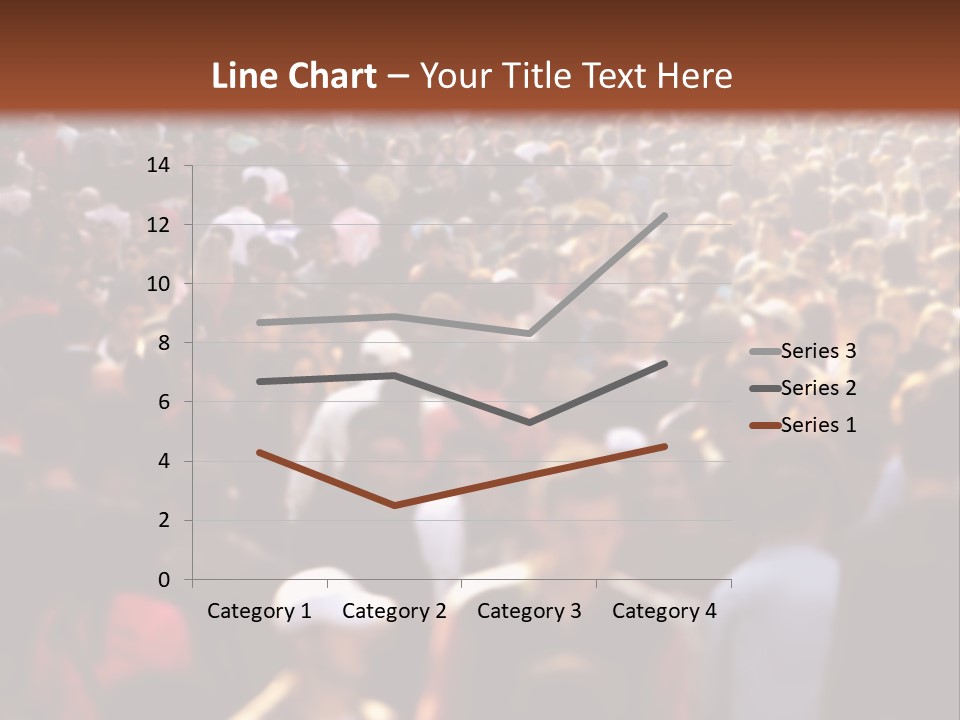 Day Crowd Lifestyle PowerPoint Template