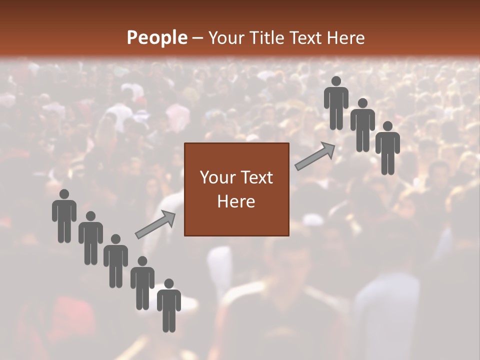Day Crowd Lifestyle PowerPoint Template