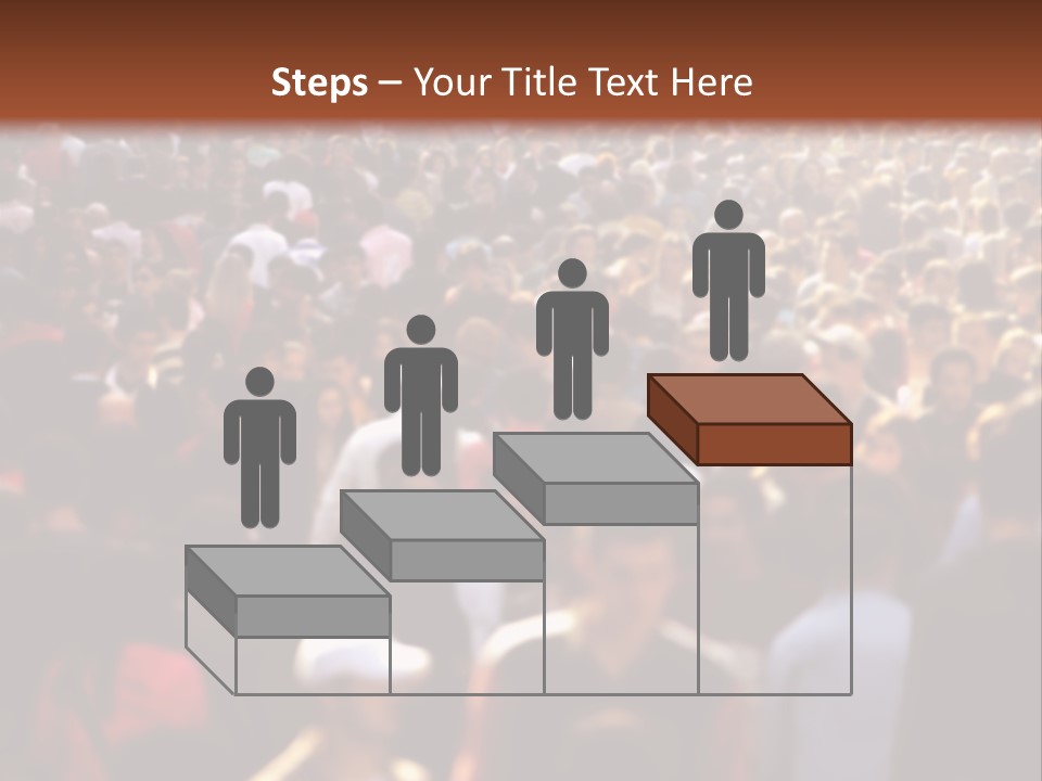 Day Crowd Lifestyle PowerPoint Template