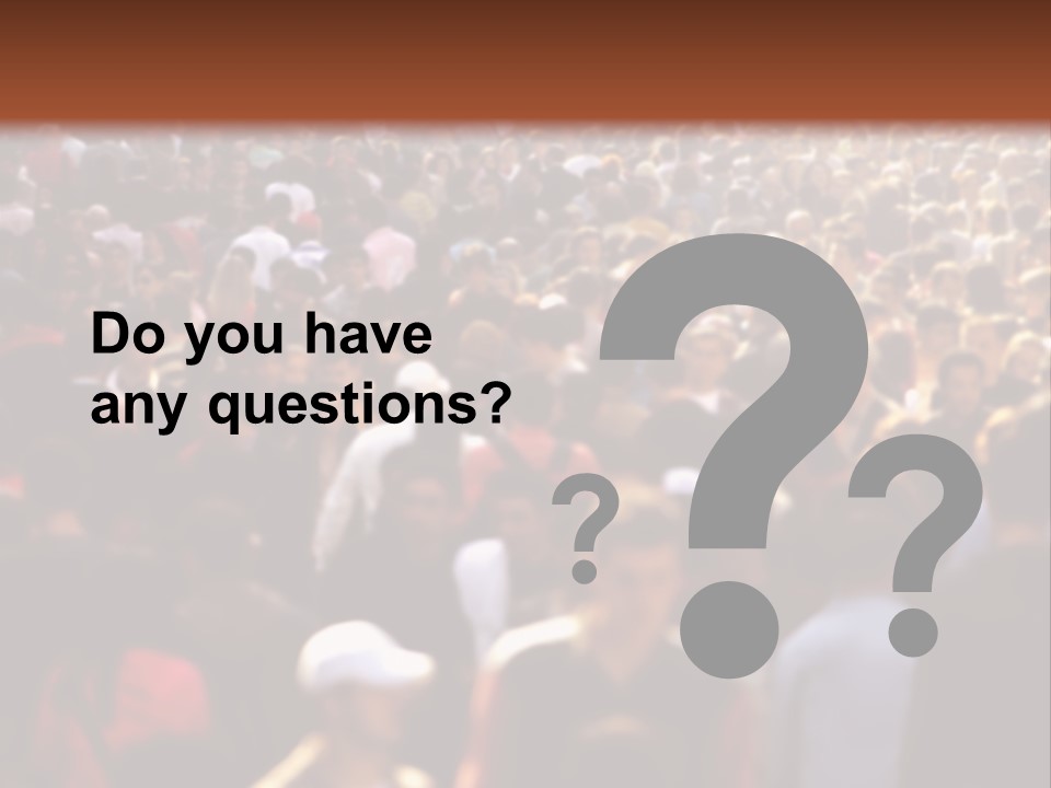 Day Crowd Lifestyle PowerPoint Template