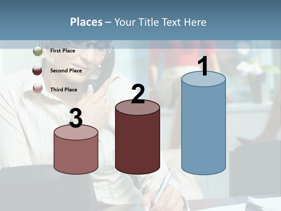 Chat Woman Female PowerPoint Template