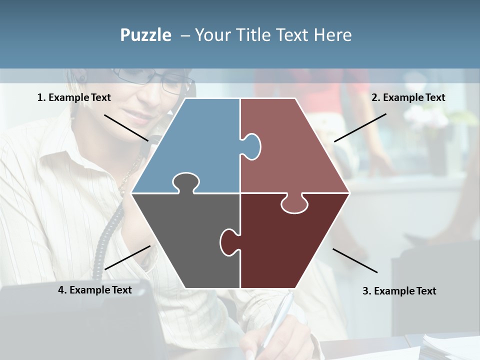 Chat Woman Female PowerPoint Template