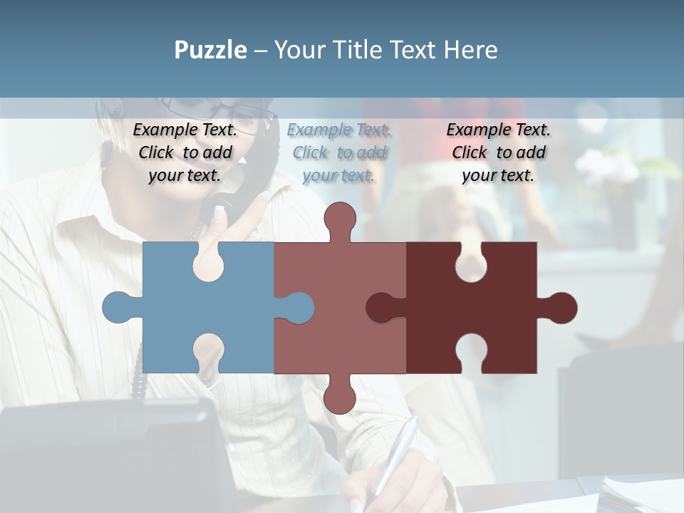 Chat Woman Female PowerPoint Template