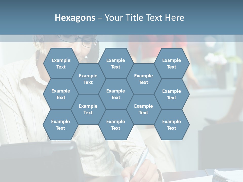 Chat Woman Female PowerPoint Template