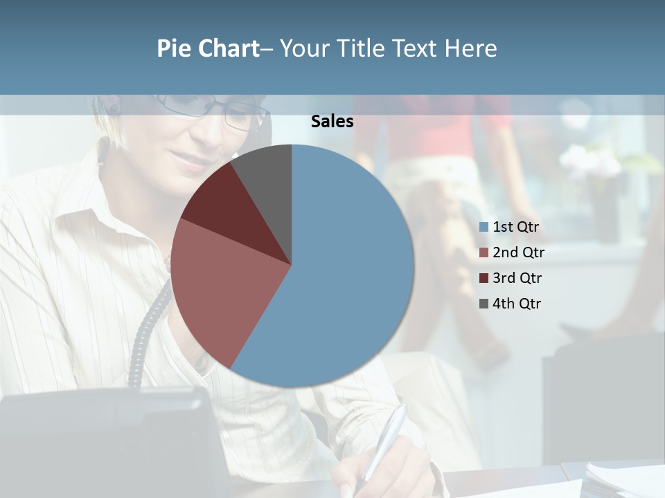 Chat Woman Female PowerPoint Template