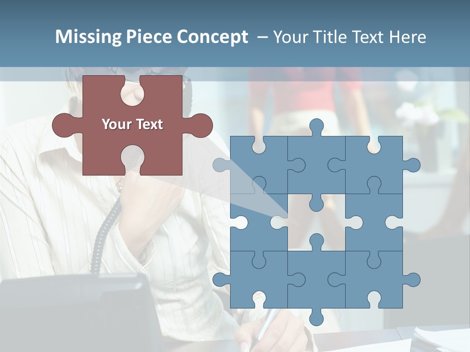 Chat Woman Female PowerPoint Template