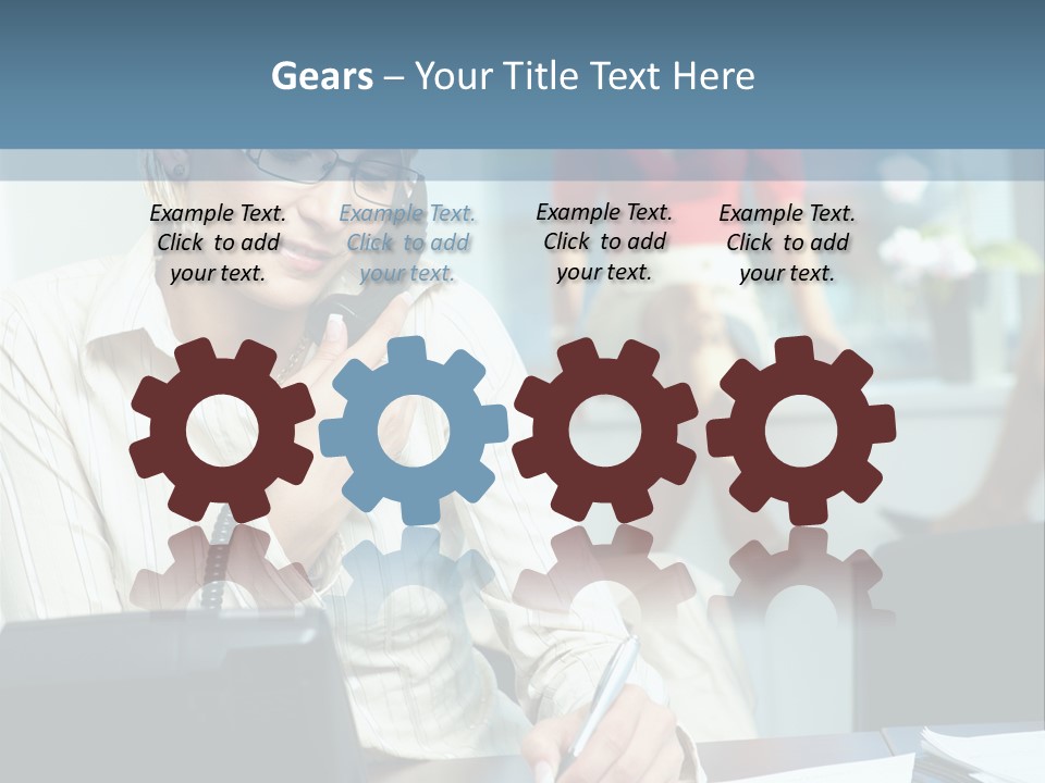 Chat Woman Female PowerPoint Template