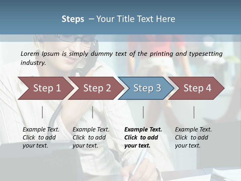 Chat Woman Female PowerPoint Template