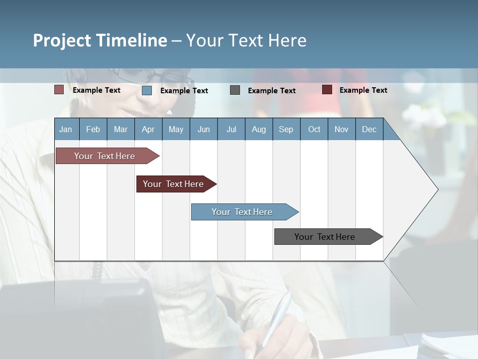 Chat Woman Female PowerPoint Template